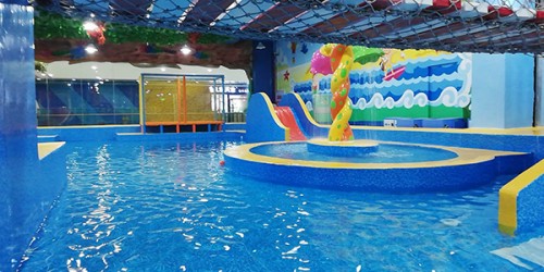 重慶合川的場(chǎng)地樂淘兒童水上樂園